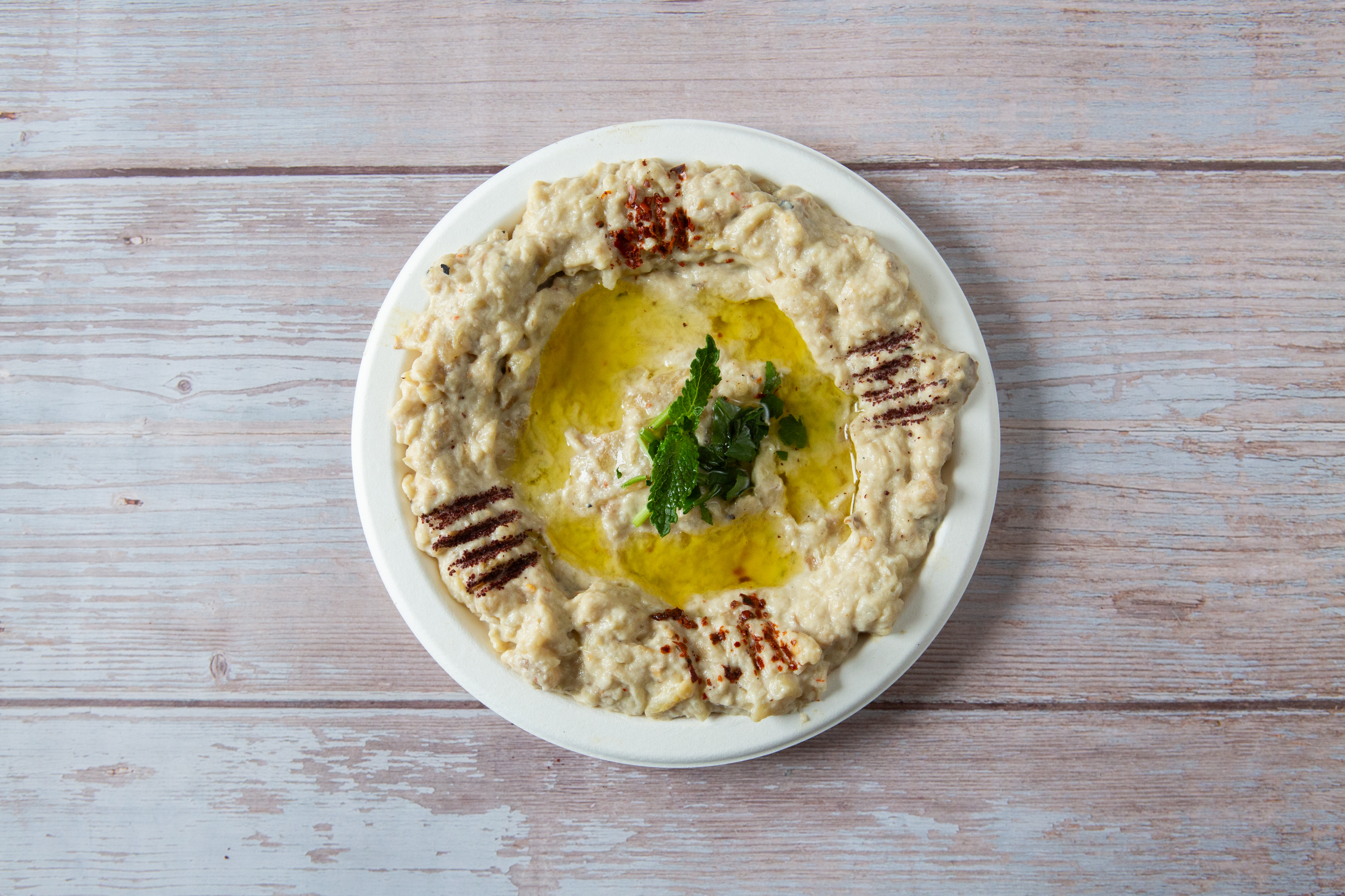 Babaganoush dish