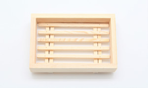 Natural Pine 2 Piece Soap Dish