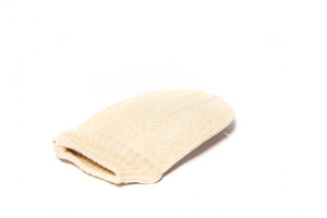 Loofah Mitt with Cuff