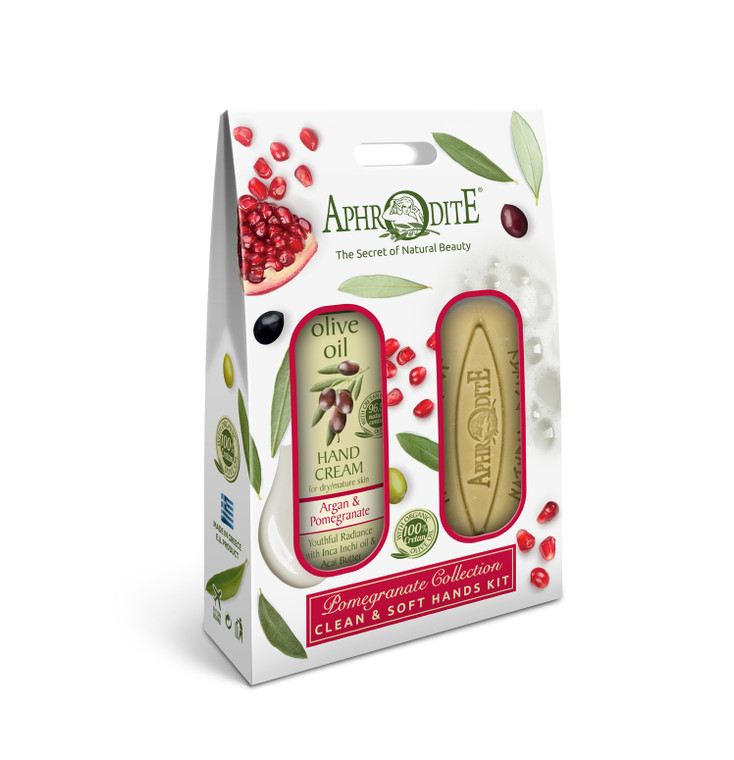 Pomegranate Collection Clean & Soft Hands Travel Set