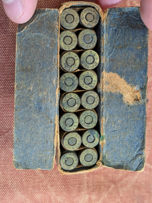 Original Box of Military WW1 German 9MM Luger Ammo