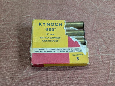 Kynoch .500 Nitro-Express Cartridges