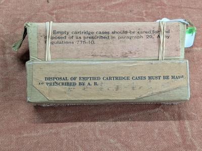 WW1 and WW2 US .45 Caliber Ammunition in Original Sealed Boxes