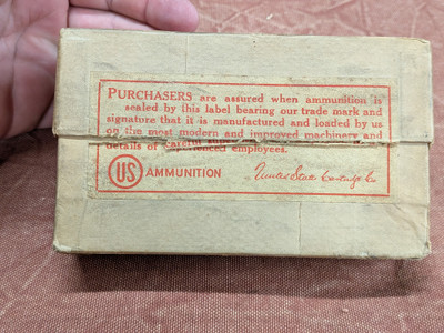 Antique Box of U.S.C.CO 35 WCF Ammunition