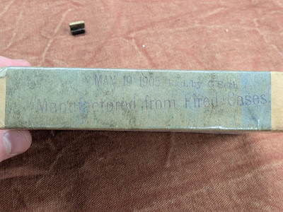 Original Box of Krag 1898 Rifle Blanks