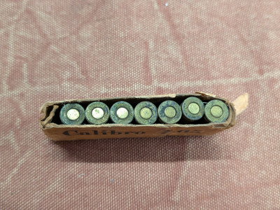 Pre WW2 Italian .32 Ammunition in Original box