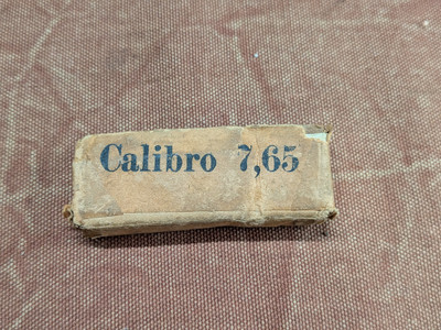 Pre WW2 Italian .32 Ammunition in Original box
