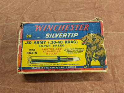 Mixed Lot of 2 Vintage Winchester Ammunition Boxes