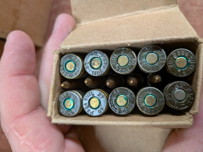 9 Boxes of WW2 German 8MM Mauser Ball Ammunition