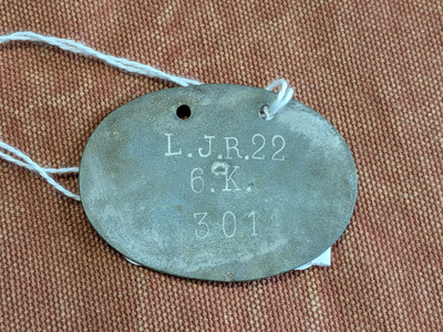 WW1 Imperial German ID Tag - Landsturm Infantry Regiment