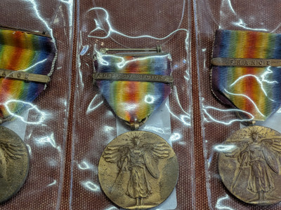 WW2 US Victory Medal with 1 Bar