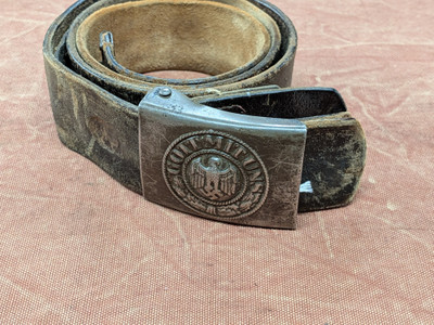 WW2 German Army Belt and Buckle
