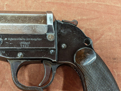 WW2 German Walther Flare Gun 1940 Dated