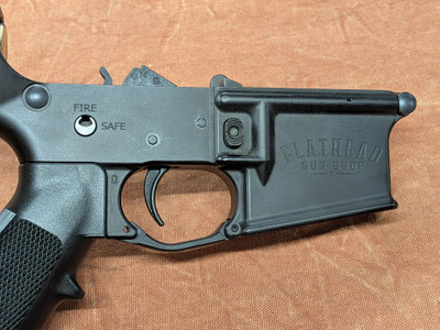 Flathead Gun AR-15 Rifle Lower with Super Safety