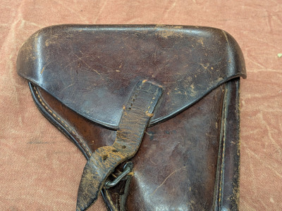 WW1 P08 Holster - J.M. Eckart ULM.  Unit marked