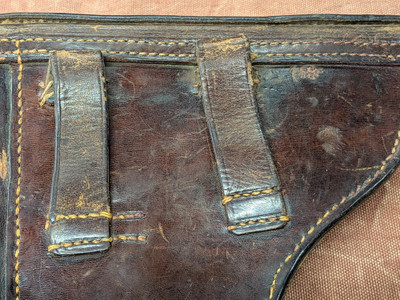 WW1 P08 Holster - J.M. Eckart ULM.  Unit marked
