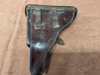 WW1 P08 Holster - J.M. Eckart ULM.  Unit marked