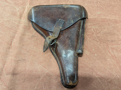 WW1 P08 Holster - J.M. Eckart ULM.  Unit marked