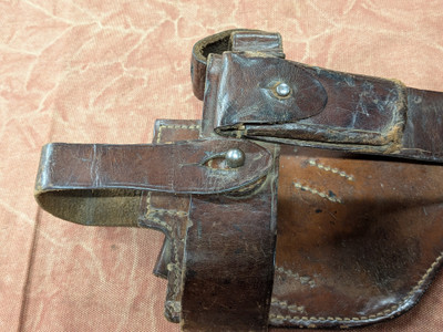WW1 Imperial German C96 Red Nine Stock Leather 1916 Dated
