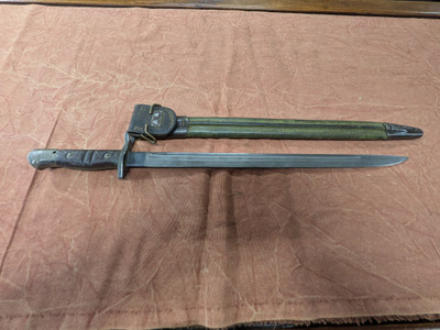 Early Variation Remington 1917 Bayonet