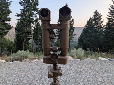 Japanese WW2 Periscope with Tripod & Case