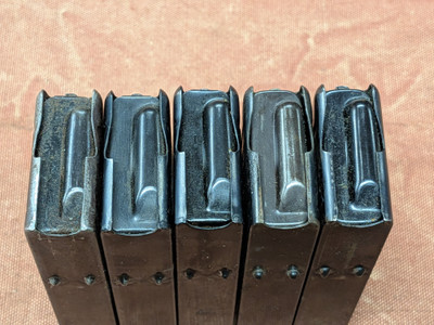 Lot of 5 WW2 Inland M1 Carbine Magazines