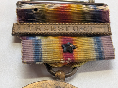 WW1 US Victory Medal with Navy Transport Service Bar