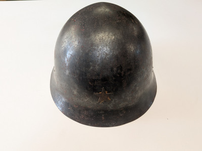 WW2 Japanese Type 90 Helmet with Kanji Markings