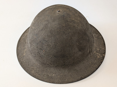 WW1 US Brodie Helmet With liner & Chinstrap