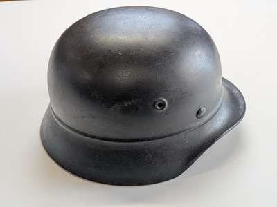 WW2 German M42 Beaded Helmet