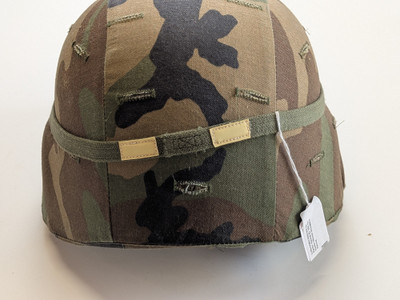 U.S. Woodland Camo Kevlar Helmet