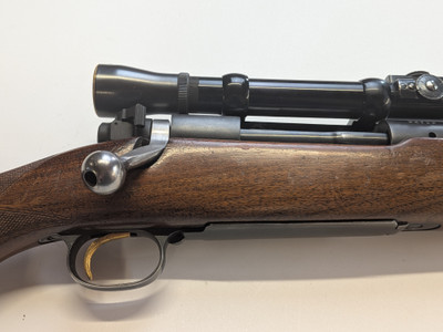 Winchester 70 Pre 64 in 220 Swift w/ factory Griffin & Howe Mount