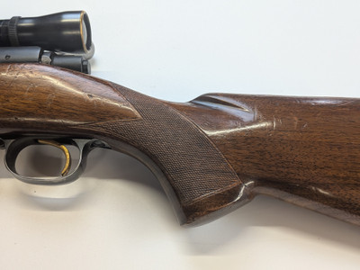 Winchester 70 Pre 64 in 220 Swift w/ factory Griffin & Howe Mount