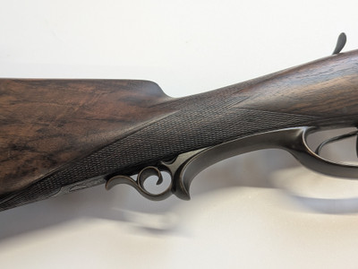 Engraved German Double Barrel 16 Gauge Under Lever