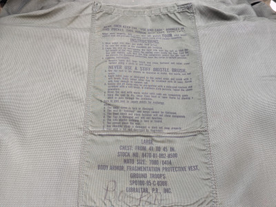 U.S. Woodland Flak Jacket - Size Large