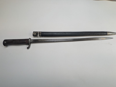 Imperial German S98 "Sticker" Bayonet - 1906 Dated with Unit Marking