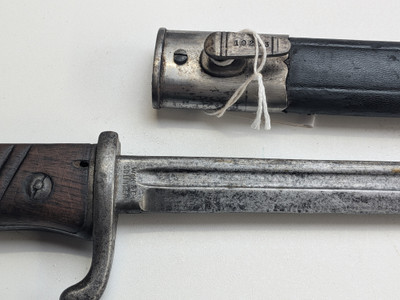 Imperial German S98 "Sticker" Bayonet - 1906 Dated with Unit Marking
