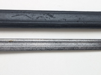 Imperial German S98 "Sticker" Bayonet - 1906 Dated with Unit Marking