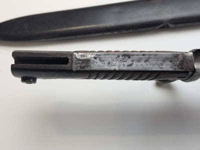 WW1 Imperial German 98/05 Butcher Bayonet w/ Battle Damage