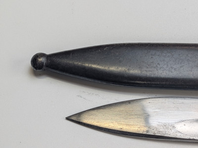 WW1 Imperial German 98/05 Butcher Bayonet w/ Battle Damage