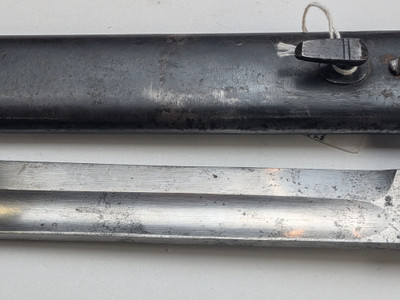 WW1 Imperial German 98/05 Butcher Bayonet w/ Battle Damage