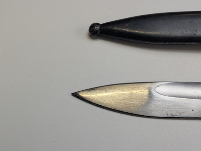 WW1 Imperial German 98/05 Butcher Bayonet w/ Battle Damage