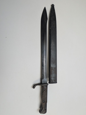 WW1 98/05 Butcher Bayonet - Unit Marked and Ground Sawback