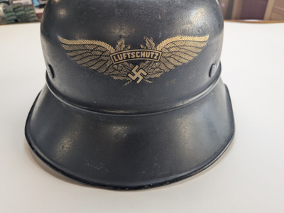 WW2 German Luftschutz Air Defense Helmet