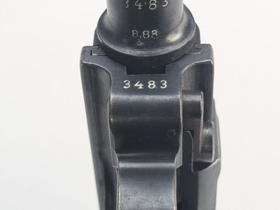 DWM 1917 Artillery Luger - Unit Marked to Bavarian Mortar Crew