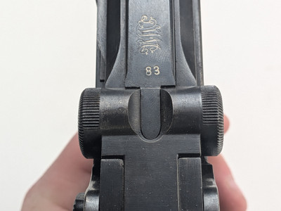 DWM 1917 Artillery Luger - Unit Marked to Bavarian Mortar Crew