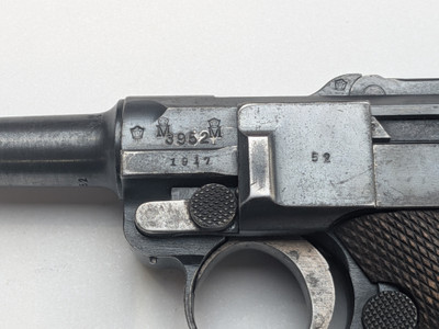DWM P08 1917 Dated Rework for German Navy, Matching Mag, Unit Marked