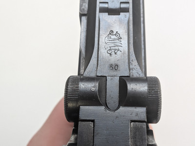 WW1 DWM P08 Luger - Unit Marked to Bavarian Machine Gun Company