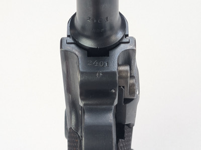WW1 DWM P08 Luger - 1918 dated with 1920 Weimar Stamp