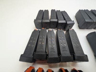 Lot of 5 Glock 27 Gen 3 Police Surplus Magazines